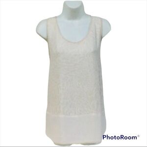 The Loft Animal Print Sleeveless Top L